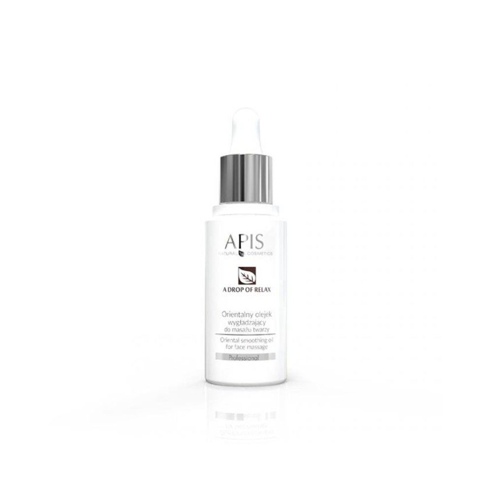 Apis a drop of relaxation oriental facial massage oil 30ml — front view