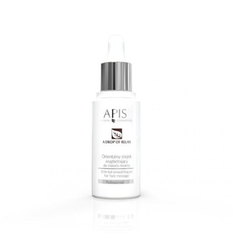 Apis a drop of relaxation oriental facial massage oil 30ml — front view