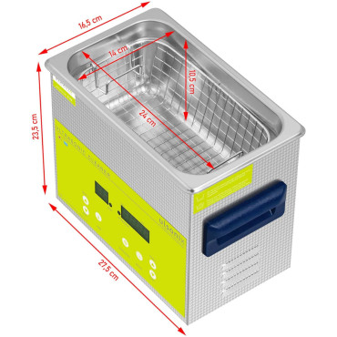 Banho ultra-sônico da lavadora LED purificador 3,2 l 120 w