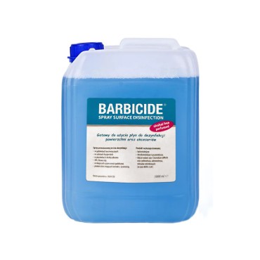 Barbicide 5 l hajusteinen pintadesinfiointisuihke ammattilaisille, täyttö — etuosa