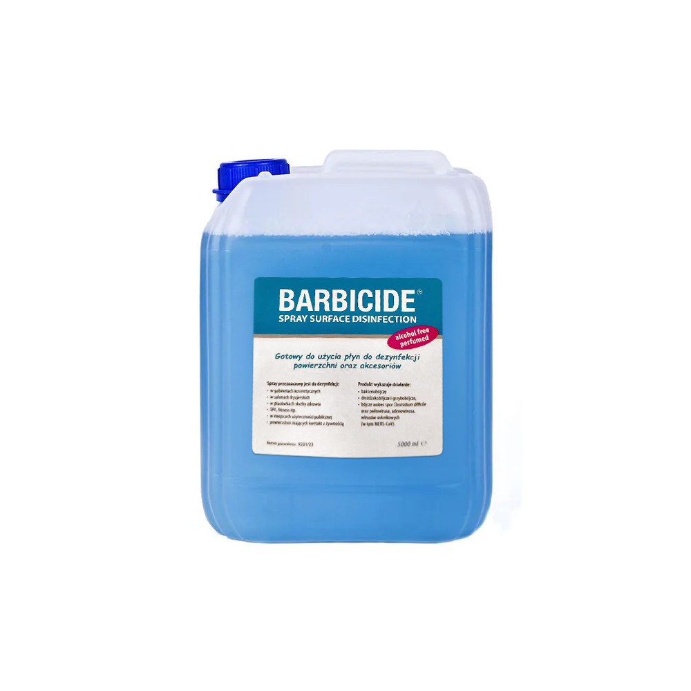 Spray désinfectant Barbicide parfumé pour toutes surfaces - recharge 5L — vue de face