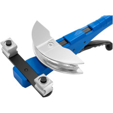 Hajlító gép. Kézi hajlítás az XPAP PEX PEX-hez hedben. 16-32 mm 4 fej