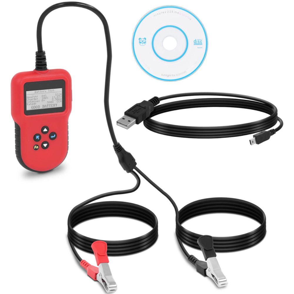Tester Diagnostic Meter voor LCD 12/24 V-batterijen