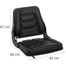 Asiento de asiento para cortacéspedes de tractores de tractores 48.5 x 54.5 cm