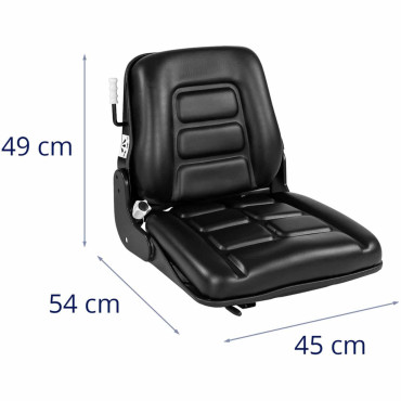 Seat Universal atzveltnes krēsls Regulējams traktoram Pļaujmašīnas 46 x 42 cm
