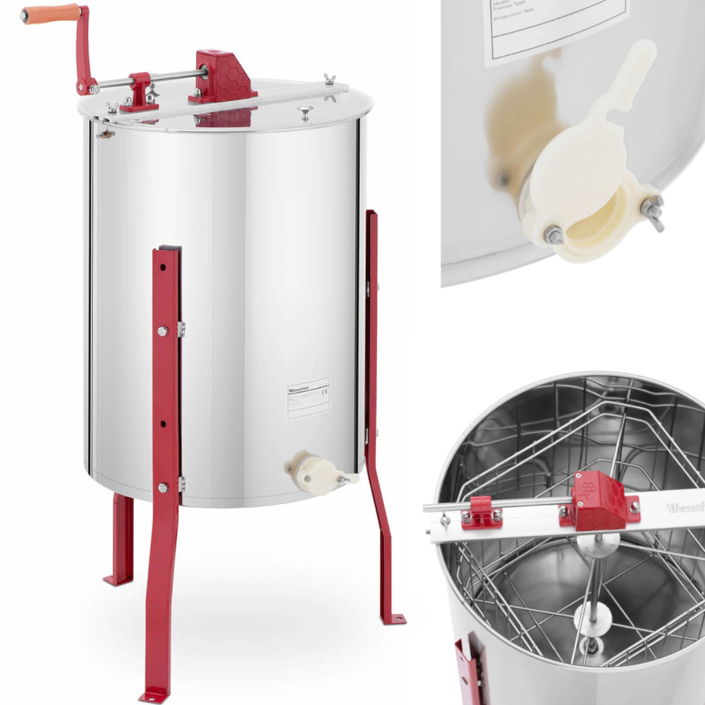 Spiegel centrifuge voor handgemaakt roestvrij staal 4 frame