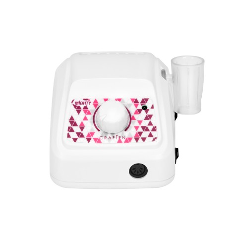 Saeyang Nail Drill Machine Marathon Mighty White + SH20N — ovenfra