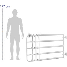 Pasture Gate Gate pre Nastaviteľné 150 - 400 cm