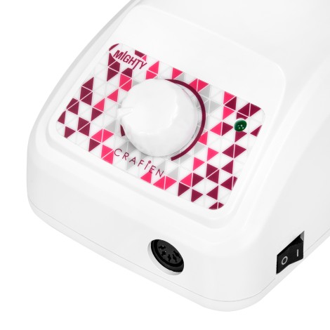 Saeyang Nail Drill Machine Marathon Mighty White + SH20N — close-up of the controls