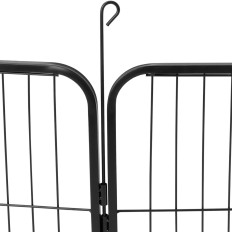 Côte Digeo Dog pour chiens chiots avec une porte de hauteur 81 cm 8 segments