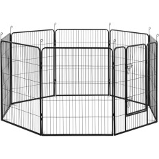 Playpen Farm Feed για κουτάβια σκυλιών με πύλη ύψους 100 cm 8 τμήματα