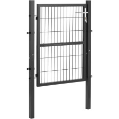 Gate Gate Jardin avec acier 105 x 170 cm