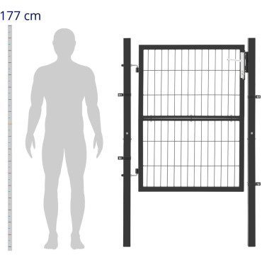 Gate Gate Garden z jeklom 105 x 170 cm