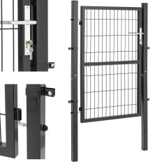 Gateway Gardka kerti kert acél 106 x 191 cm