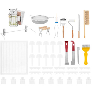 A set of beekeeping tools....