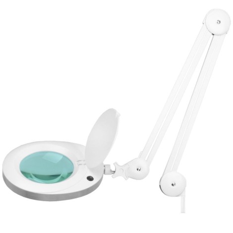 Lampada lente d'ingrandimento LED Elegant 6025 5 diottrie per tavolo