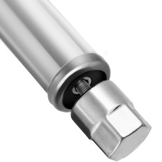 Tavolo da tavolo da tavolo in acciaio inox con scaffale 76x61cm