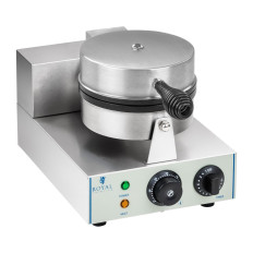 Round Waffle Single Teflon Waffle with a diameter of 18.5 cm