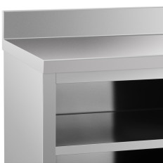 Nerezová stálá skříňka s závodní vacshard Double Dorader 200x60cm