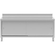 Roestvrij staande kast met race Camshard Double Dorader 200x60cm