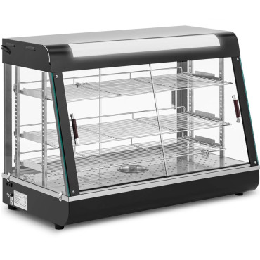Uppvärmningsplats justerbar för presentation av rätter 3 hyllor 1600W 150L