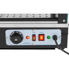 Uppvärmningsplats justerbar för presentation av rätter 3 hyllor 1600W 150L