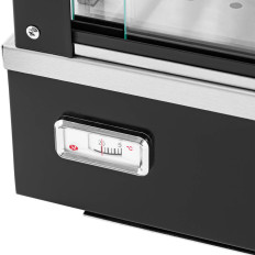 Riscaldamento Regolabile per presentazione di piatti 3 ripiani 1600W 150L