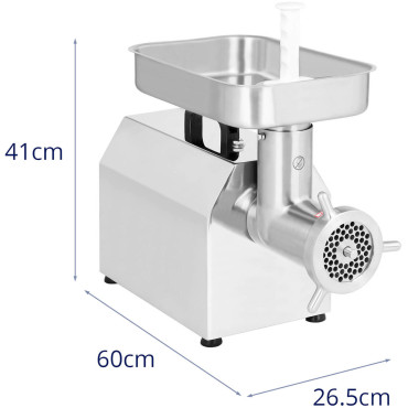Moedor de carne industrial de lobo 1100W 540kg / h