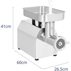 Moedor de carne industrial de lobo 1100W 540kg / h