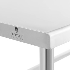 Tabela iz nerjavečega jekla WorkTop 120x60cm