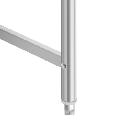 Tabela iz nerjavečega jekla WorkTop 120x60cm