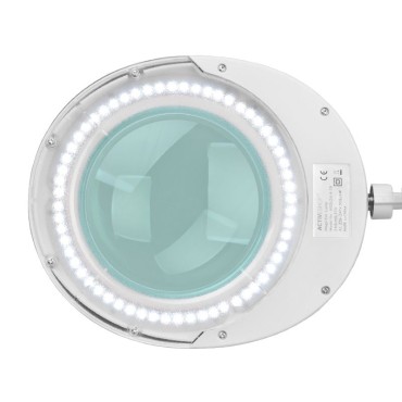 Elegante 6025 Lâmpada de ampliação LED 5D com 60 LEDs e tripé — vista superior