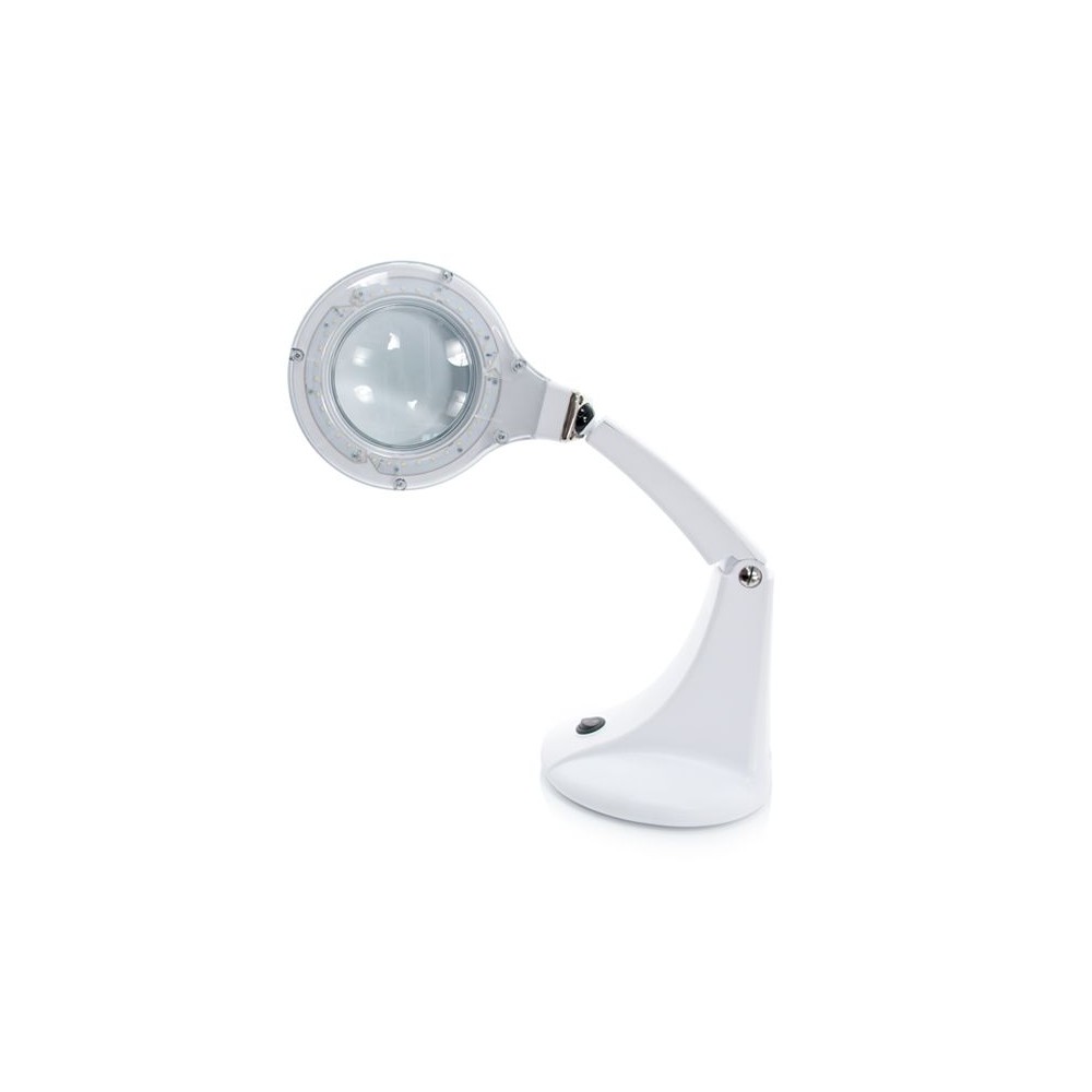 Lampada lente d'ingrandimento Elegante mini 30 LED SMD 5D — vista laterale
