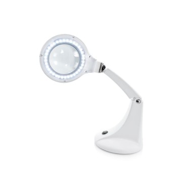 Lampe loupe Elegante mini 30 LED SMD 5D avec hauteur ajustable — vue latérale