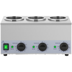 Garrafas para garrafas de água quente Triple 3 Zonas de Aquecimento 3x1L