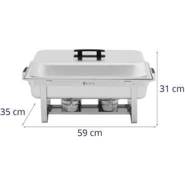 BEMAR BUGET šildytuvas už pasta už pasta 1/2 GN + 2x 1/4 GN