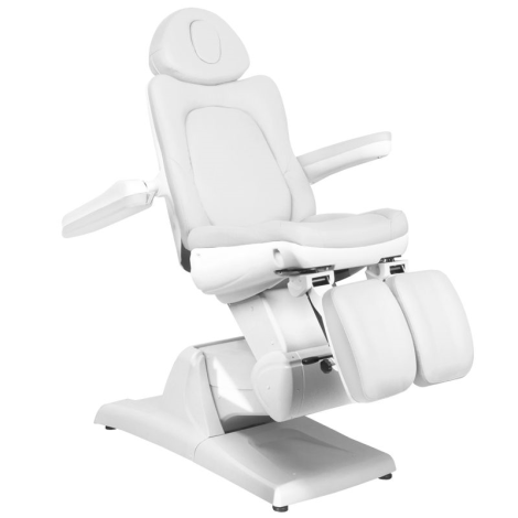 Elektrisk kosmetikstol Azzurro 870s pedicure 3 motorer hvid