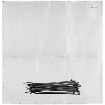 Užuolaidų antklodė antklodė įkrausta šiluma 1000C 176x177cm