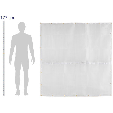 Oskrbovalna odeja za zavese, odporna na toploto 1000C 176x177cm