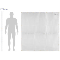 Oskrbovalna odeja za zavese, odporna na toploto 1000C 176x177cm