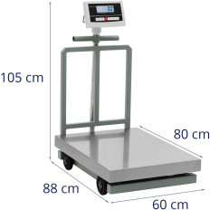 Platforma Scale 80x60cm Mobile Warehouse 1000kg / 0.2kg