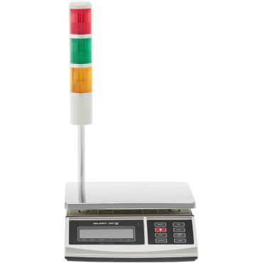 Post skala ar LCD 3kg / 1g gaismas signāla kolonnu