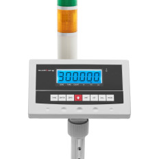 Uzglabāšanas platformas skala ar LCD signalizācijas kolonnu 300kg / 0.005kg