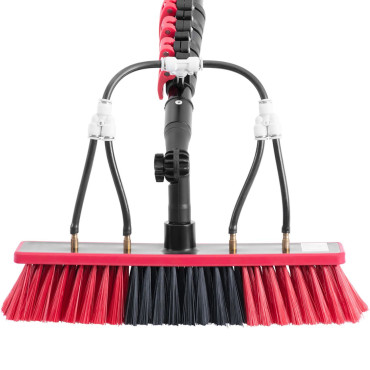 Brush Water Telescopic Water Water Washing Hose Level Washing Solar Panels Length. 8.9m