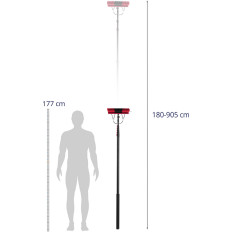 Brush Water Telescopic Water Washing Hose Window Wash Solar Panels Length 9m