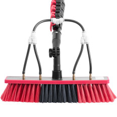 Kartáčová voda teleskopická voda mycí hadice okno omývání solární panely délka 9m