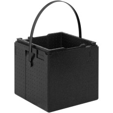 Termobox EPP-container CAMBRO Voor het transporteren van pizza 8 dozen 33x33x4cm zwarte riem