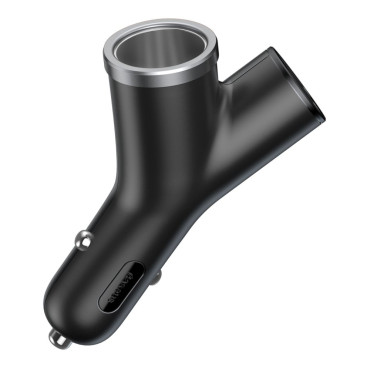 Y-type 2x USB auto lādētājs + vieglāks 3.4a cigarešu slots