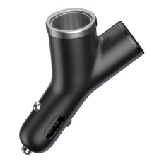 Y-type 2x USB nabíjačka + ľahší 3.4A Slot cigariet