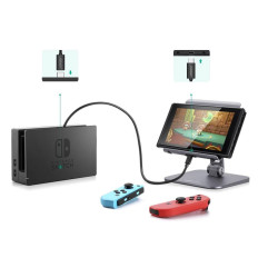 USB-C kabelio prailginimo kabelis 3.1 0.5m juoda